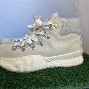 Sorel Out N About III Conquest Waterproof Suede Boot Shoes NL4435-191 Womens 8